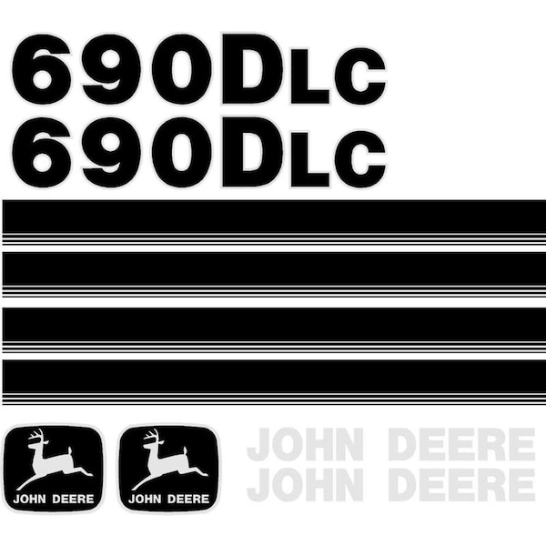 Aftermarket Decal Set JD690DLCNSDECALSET Zoro